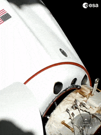 International Space Station Dragon GIF by European Space Agency - ESA