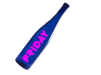 drunk friday night Sticker by Bubble Punk