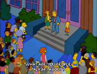Confused Season 8 GIF by The Simpsons