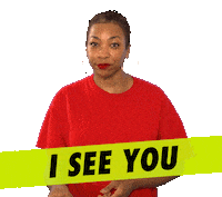 Watching I See You Sticker by GIPHY Studios 2021