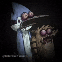 Shocked Regular Show GIF