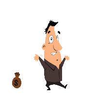 LifeSigner money man coins richy Sticker