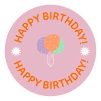 Happy Birthday Smile Sticker by BAMBAM comunicación