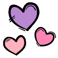 sasievilar love hearts colors corazones Sticker