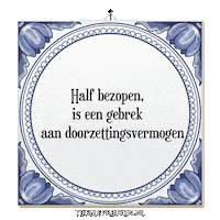 Spreuk Troost Sticker by Tegelspreuken.nl