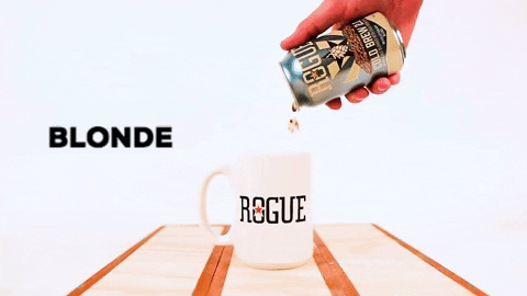 rogueales giphygifmaker coffee loop text GIF