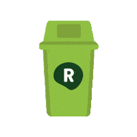 recicleiros reciclagem recicla recicle lixeira Sticker