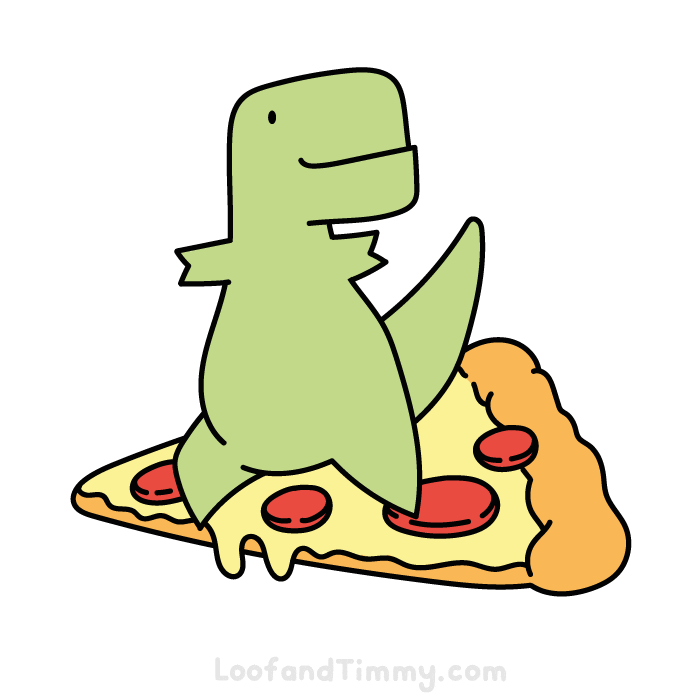 Hungry Pizza Time GIF by Loof and Timmy