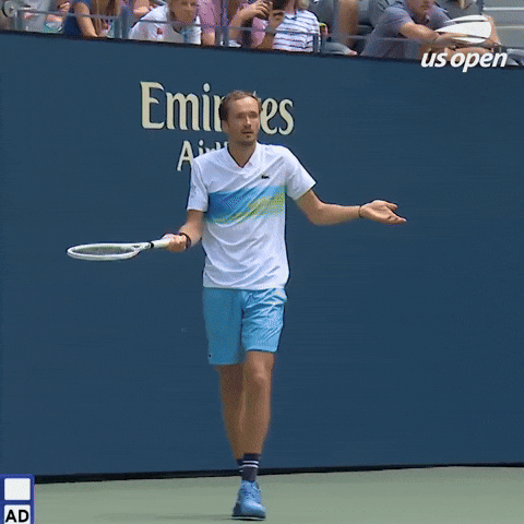 Us Open Tennis Shrug GIF by US Open