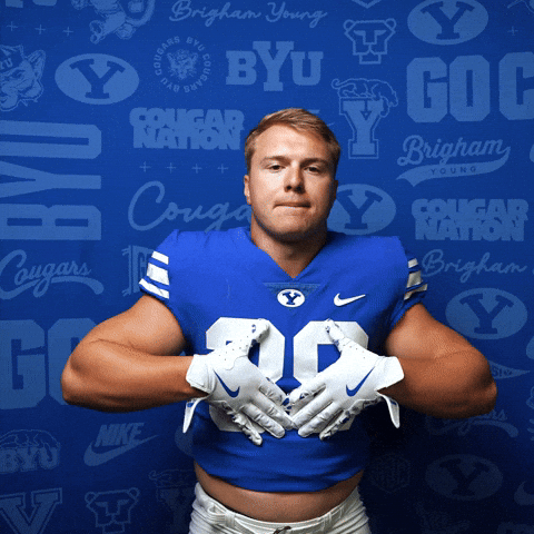 College Football Go Cougs GIF by BYU Cougars