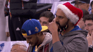 christmas fan GIF by NBA