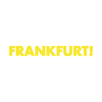 Frankfurt Wetterau Sticker by Peter Kunz