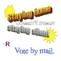 Stay Home 2020 Election Sticker by INTO ACTION