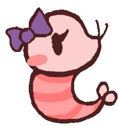 Pink Fish Sticker