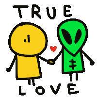 True Love Lovers Sticker