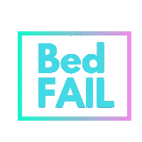 Bed Fail Sticker by Greyhound Rescue