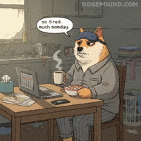 Tired Shiba Inu GIF by Doge Pound