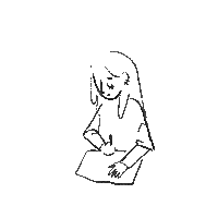 Girl Artist Sticker