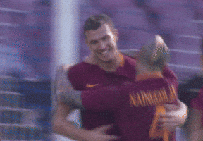 soccer celebrate GIF by AS Roma