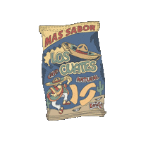 koidesk doodle snack peru nachos Sticker