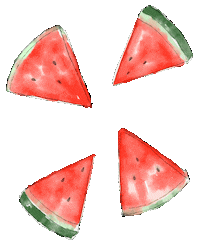 Summer Fruit Sticker