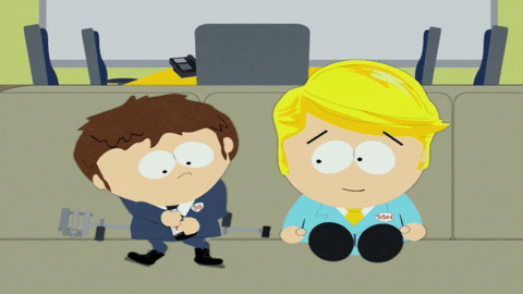 butters stotch drinking GIF by South Park 