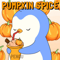 Iced Coffee GIF by Pudgy Penguins