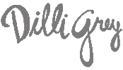 dilligrey logo dilli grey icon dilli grey logo ethical beautiful handmade Sticker