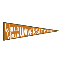 Wwu Sticker by Walla Walla University