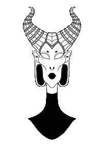 xzinner art eyes queen character Sticker