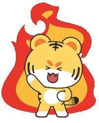 Fire Sticker by HIRA