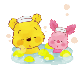 Sleepy Winnie The Pooh Sticker