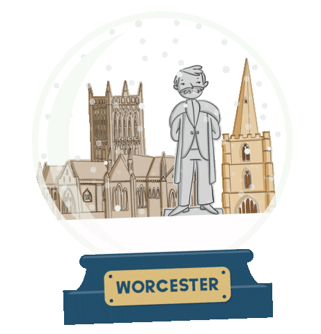 christmas city Sticker by Visit Worcester