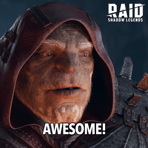 Happy Surprise GIF by Raid Shadow Legends