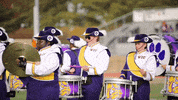 football perform GIF by Western Illinois University