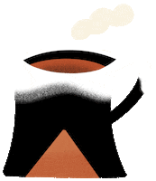Coffee Aj Sticker by Andrew Haener