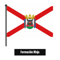 Flag Spain Sticker by Formación Ninja