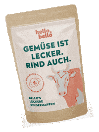 Dog Pet Sticker by HelloBello Frischfutter