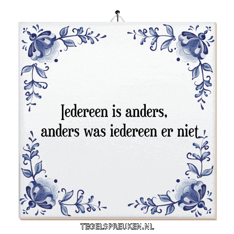 Respect Nl Sticker by Tegelspreuken.nl