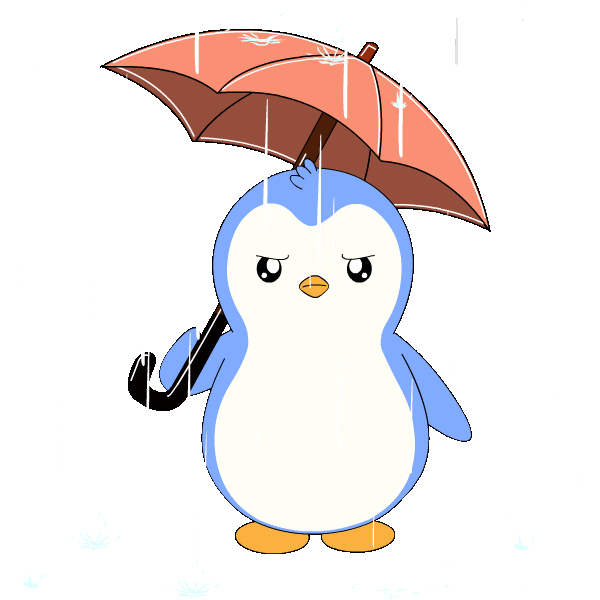 Sad Penguin Sticker by Pudgy Penguins