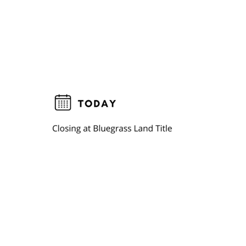Closingtime Closing Sticker by Bluegrass Land Title