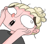 sad scream Sticker by planetmclulu