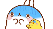 Shocked Freak Out Sticker by Molang