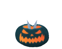 trick or treat zombie Sticker by Fox & Co Design