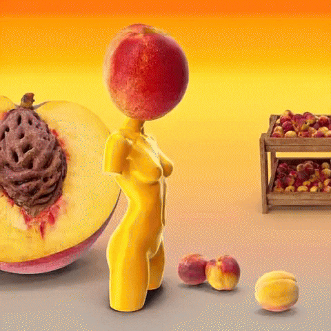 Sexy Peach GIF by The LSD Hotel