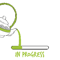 matchamania matcha in progress matchamania Sticker
