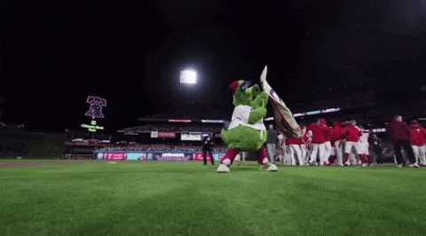 Phillies Philly Phanatic GIF