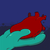 BrettDrawsStuff love heart valentine valentines day GIF