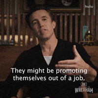 Promoting Rob Mcelhenney GIF by Welcome to Wrexham