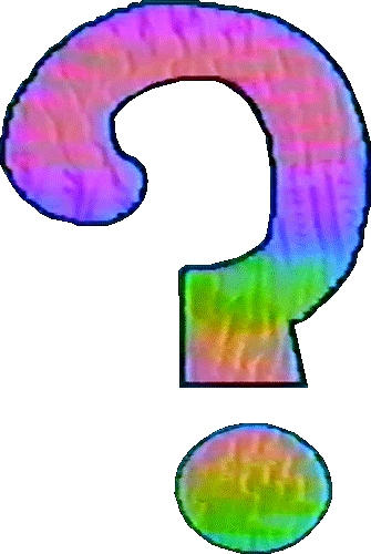 Question Mark Rainbow Sticker by Sarah Zucker